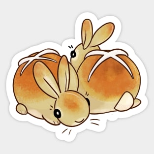 Hot Cross Buns Sticker